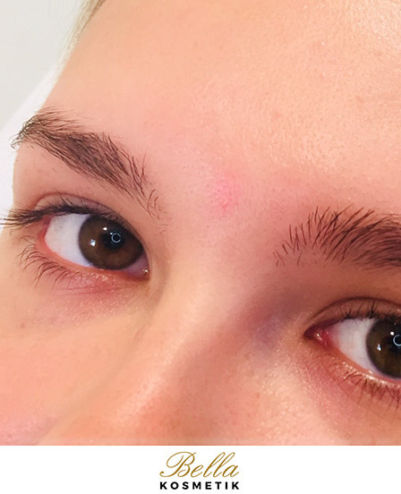 Permanent Make-up-Behandlung - Vorher / Nachher - Zarrentin